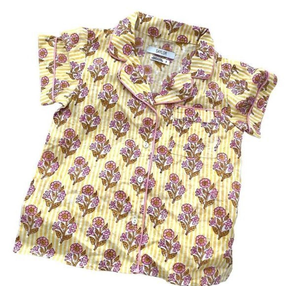 SAYLOR Girls Pajama Top‎ NWOT Sz 2